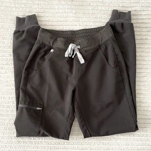 Figs Scrub Pants - Zamora Joggers Black XS Tall